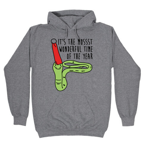 It's The Mossst Wonderful Time of The Year Parody Hooded Sweatshirt