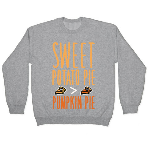 Sweet Potato Pie > Pumpkin Pie White Print Pullover