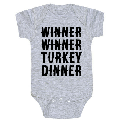 Winner Winner Turkey Dinner Baby One-Piece