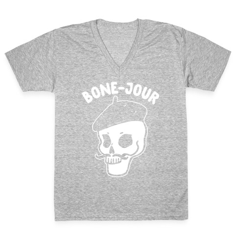 Bone-Jour V-Neck Tee Shirt