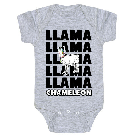 Llama Chameleon Baby One-Piece