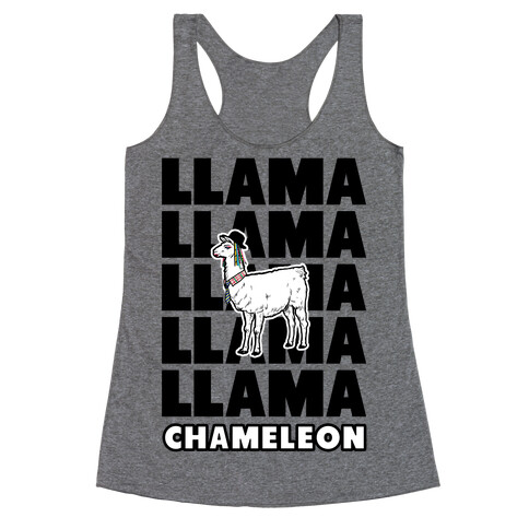 Llama Chameleon Racerback Tank Top