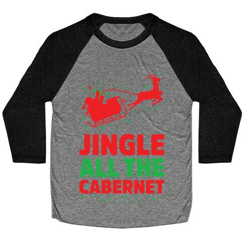 Jingle All the Cabernet Baseball Tee