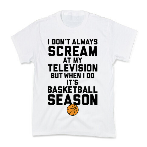 Basketball Season Kids T-Shirt