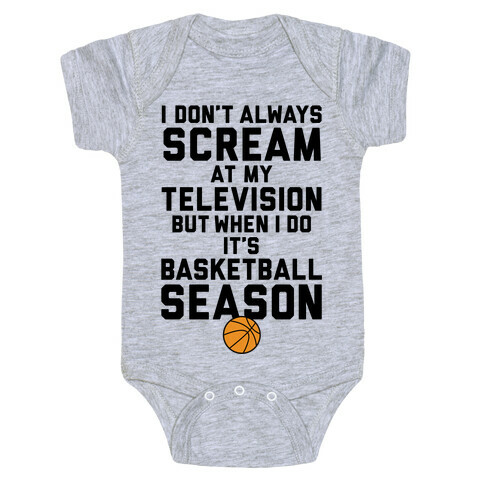 Basketball Season Baby One-Piece