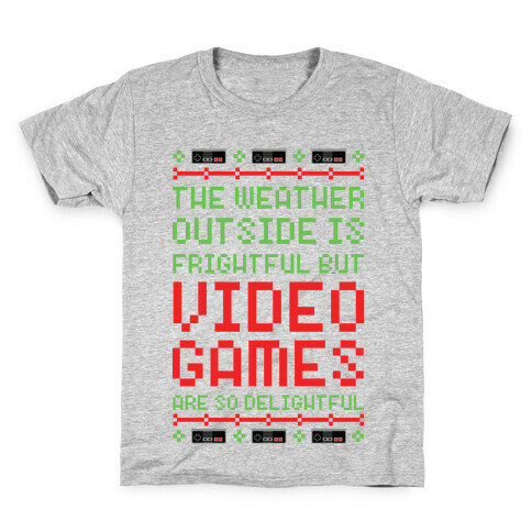 Video Games Are So Delightful Kids T-Shirt