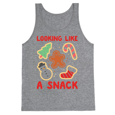 Looking Like A Snack Christmas Cookies Tank Top