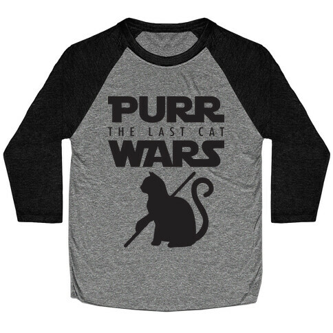 Purr Wars: The Last Cat Baseball Tee