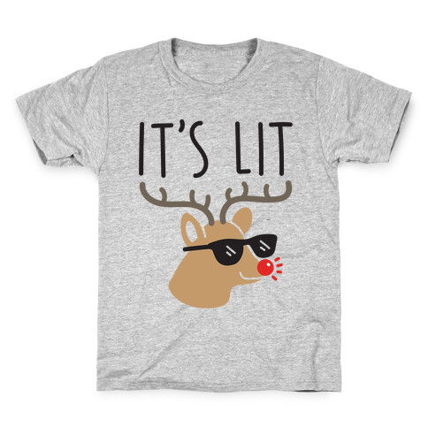 It's Lit Rudolph Kids T-Shirt