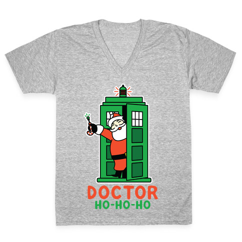 Doctor Ho-Ho-Ho V-Neck Tee Shirt