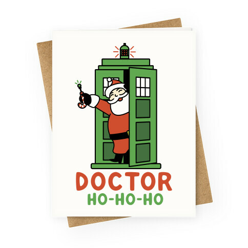 Doctor Ho-Ho-Ho Greeting Card