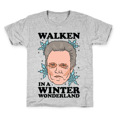 Walken in a Winter Wonderland Kids T-Shirt