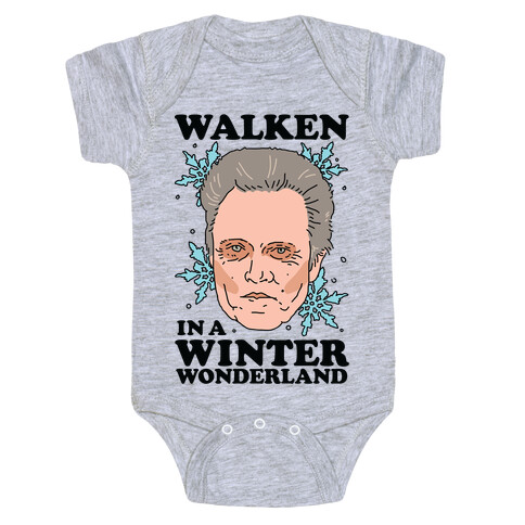 Walken in a Winter Wonderland Baby One-Piece