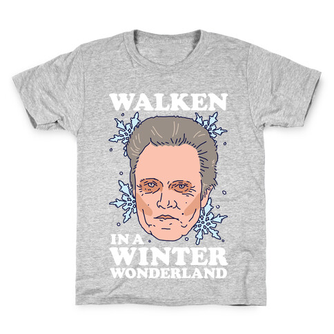 Walken in a Winter Wonderland Kids T-Shirt