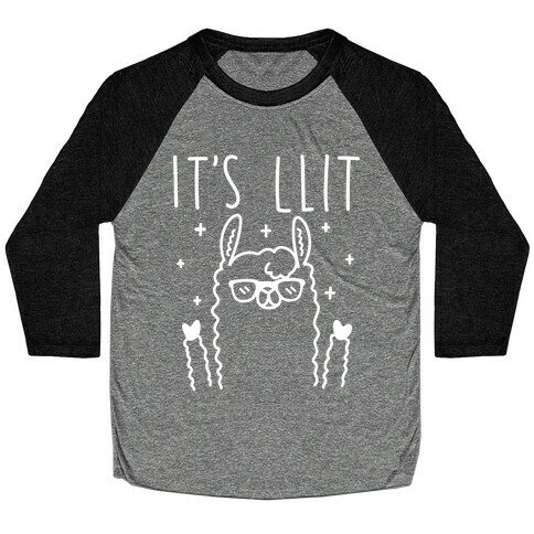 It's Llit Llama Baseball Tee