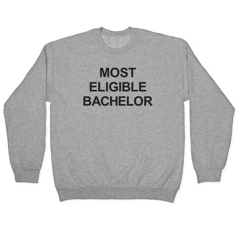 Most Eligible Bachelor Pullover