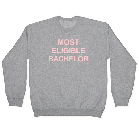 Most Eligible Bachelor Pullover
