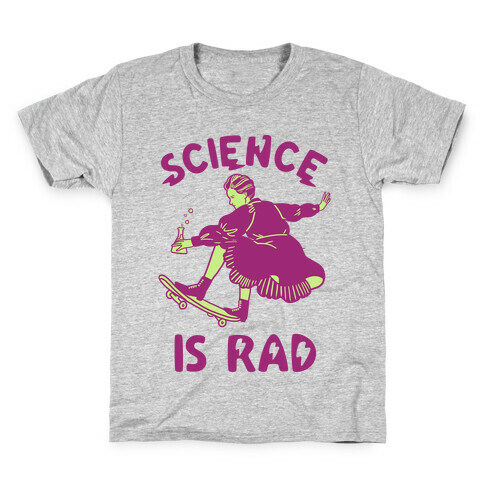 Science Is Rad (Marie Curie) Kids T-Shirt