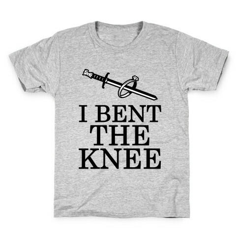 I Bent the Knee (Groom) Kids T-Shirt