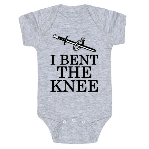 I Bent the Knee (Groom) Baby One-Piece