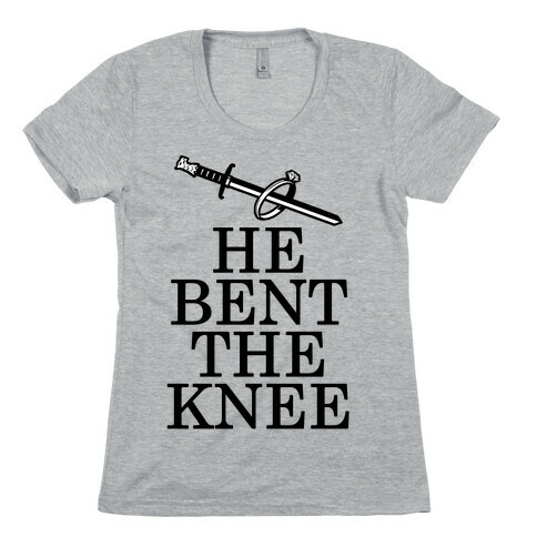He Bent the Knee (Bride) Womens T-Shirt