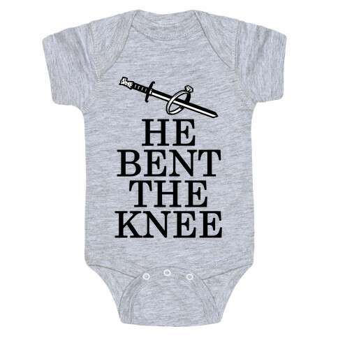 He Bent the Knee (Bride) Baby One-Piece