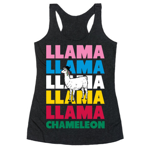 Llama Chameoleon (Parody) Racerback Tank Top