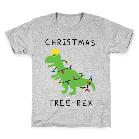 Christmas Tree Rex Kids T-Shirt