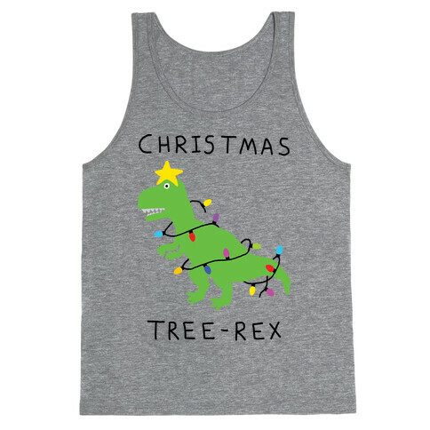 Christmas Tree Rex Tank Top