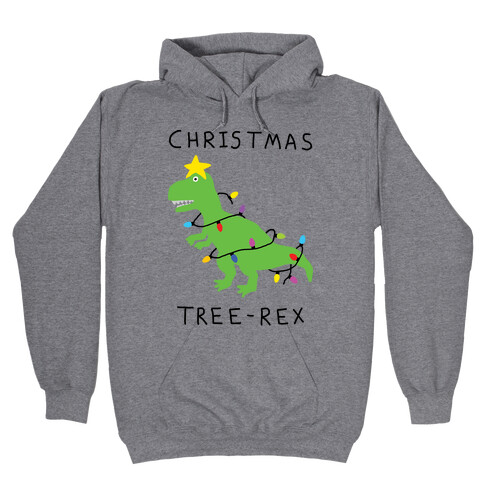 Christmas Tree Rex Hooded Sweatshirt