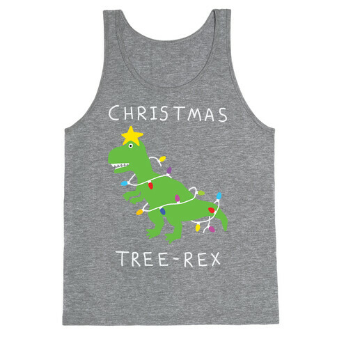 Christmas Tree Rex Tank Top