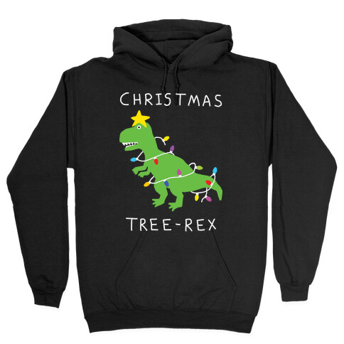 Christmas Tree Rex Hooded Sweatshirt