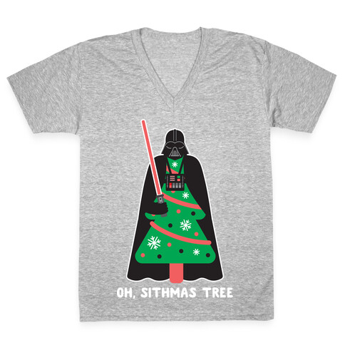 Oh, Sithmas Tree V-Neck Tee Shirt