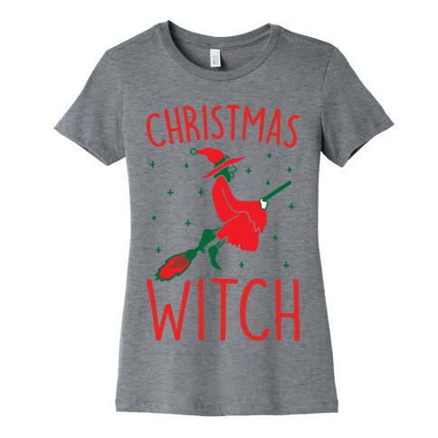 Christmas Witch Womens T-Shirt