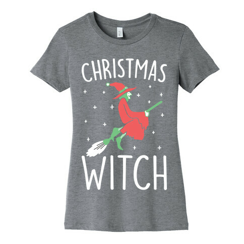 Christmas Witch Womens T-Shirt