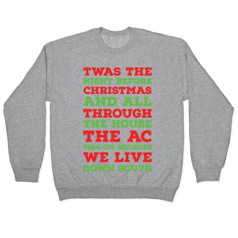 Twas The Night Before Christmas  Pullover