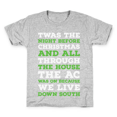 Twas The Night Before Christmas  Kids T-Shirt