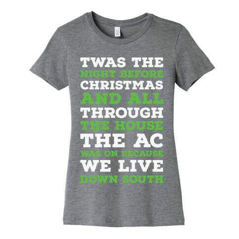 Twas The Night Before Christmas  Womens T-Shirt