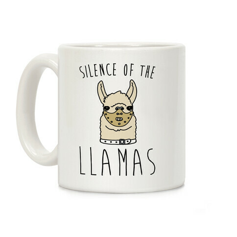 Silence of The Llamas Parody Coffee Mug