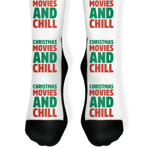 Christmas Movies and Chill Sock