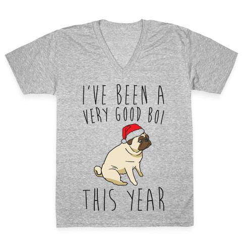 I've Been A Very Good Boi This Year  V-Neck Tee Shirt