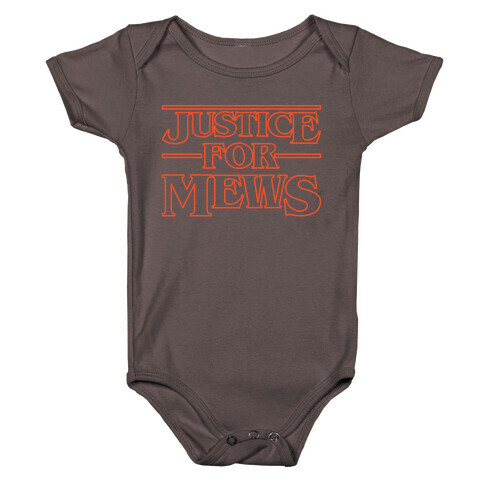 Justice For Mews White Print Baby One-Piece