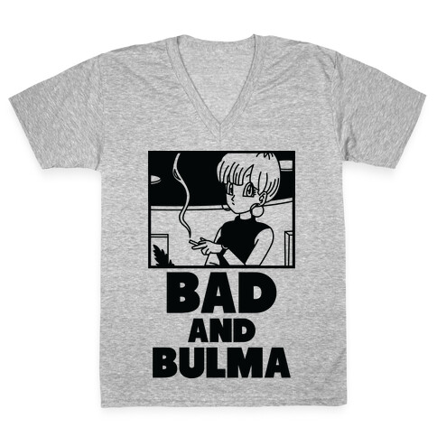 Bad And Bulma V-Neck Tee Shirt