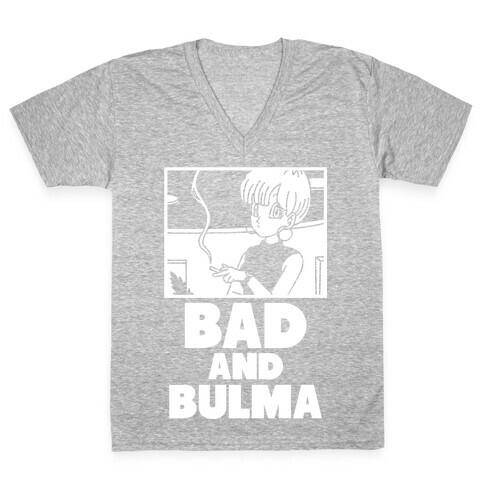 Bad And Bulma V-Neck Tee Shirt