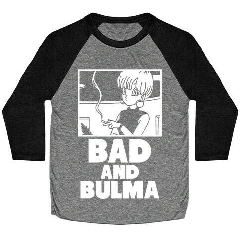 Bad And Bulma Baseball Tee
