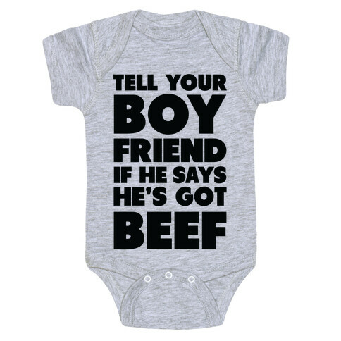 Tell Your Boyfriend Baby One-Piece