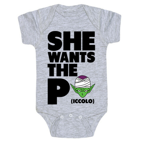 She Wants the Piccolo Baby One-Piece