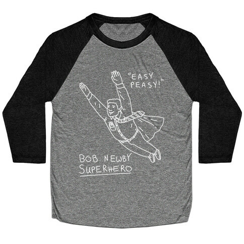 Bob Newby Superhero Baseball Tee