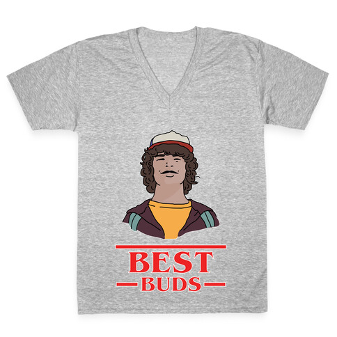Best Buds Dustin V-Neck Tee Shirt