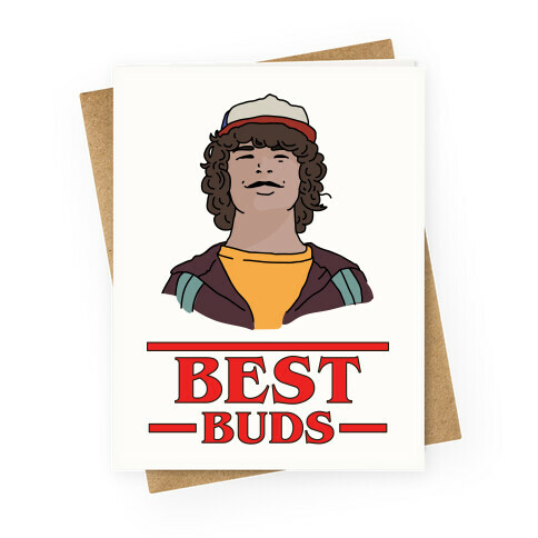 Best Buds Dustin Greeting Card